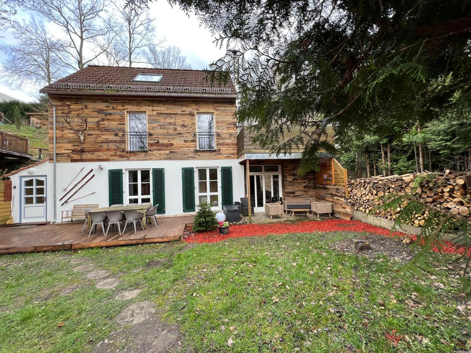Chalet Ferienhaus Dresden Exteriör bild